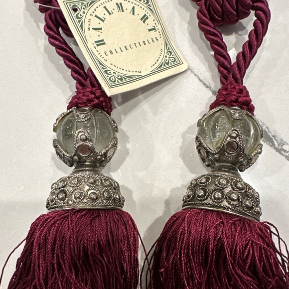 New Vintage 2 Pcs Rope Curtain Tassel TieBacks Curtain Fringe, bought $34.99each - Picture 3 of 16